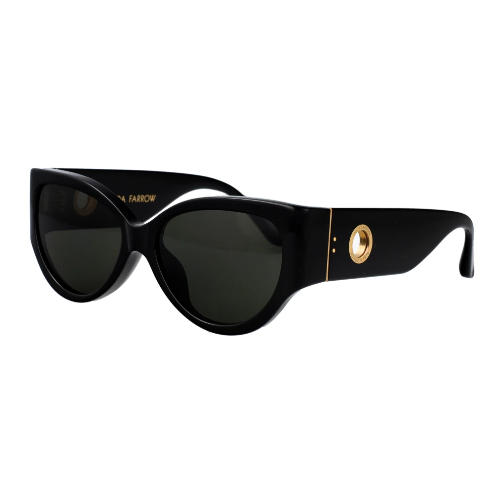 Linda Farrow Black Sunglasses, Female, 58 Mm, Connie Stylish Sunglasses For Summer