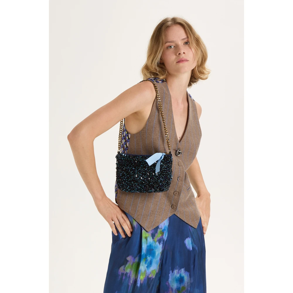 Maliparmi Gestreept Vest Alternatief Voorstel Gray Dames