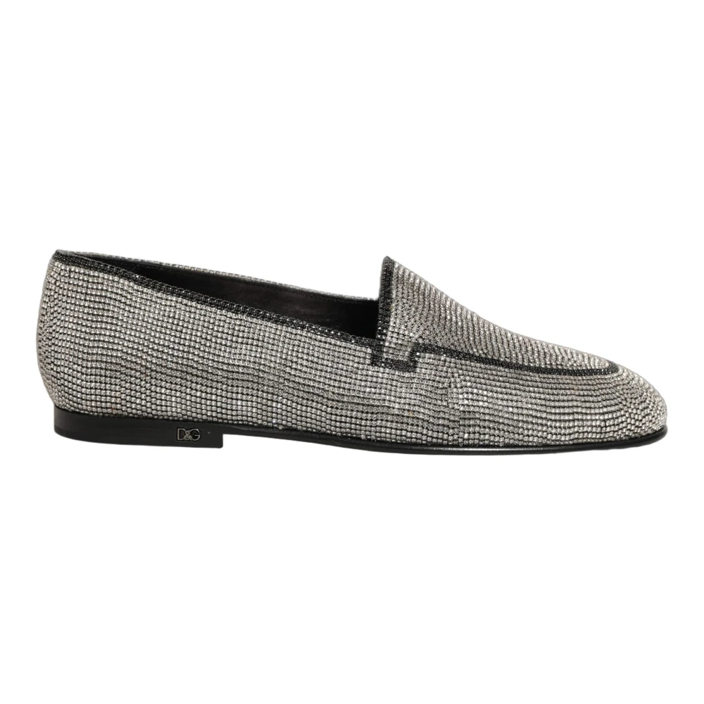 Dolce & Gabbana Men's Gray Loafers Dress Shoes - Loafers - 7 Uk - Shoes
