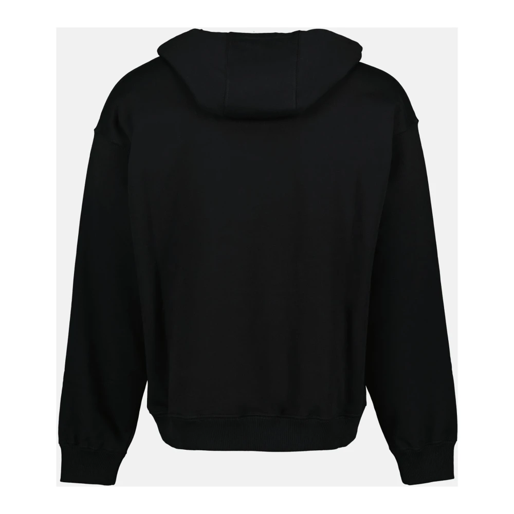 Versace Zwarte hoodie Via Gesu collectie Black Heren