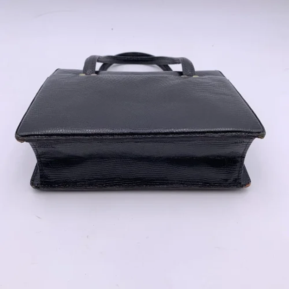 Gucci Vintage Pre-owned Leather handbags Black Dames