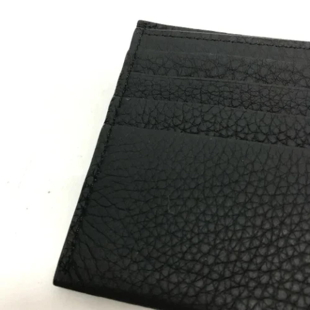 Burberry Vintage Pre-owned Leather wallets Black Heren