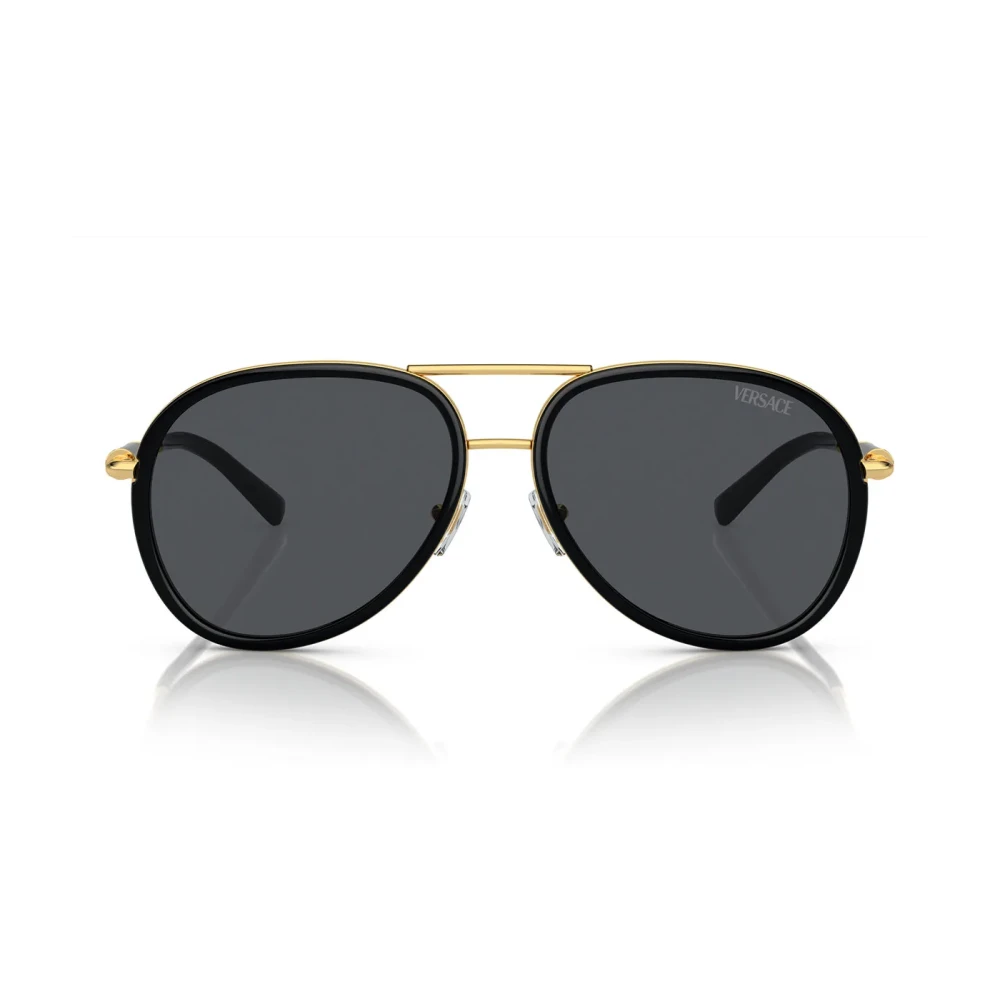 Versace Women's Black Sunglasses, 60 Mm, Pilot Sunglasses