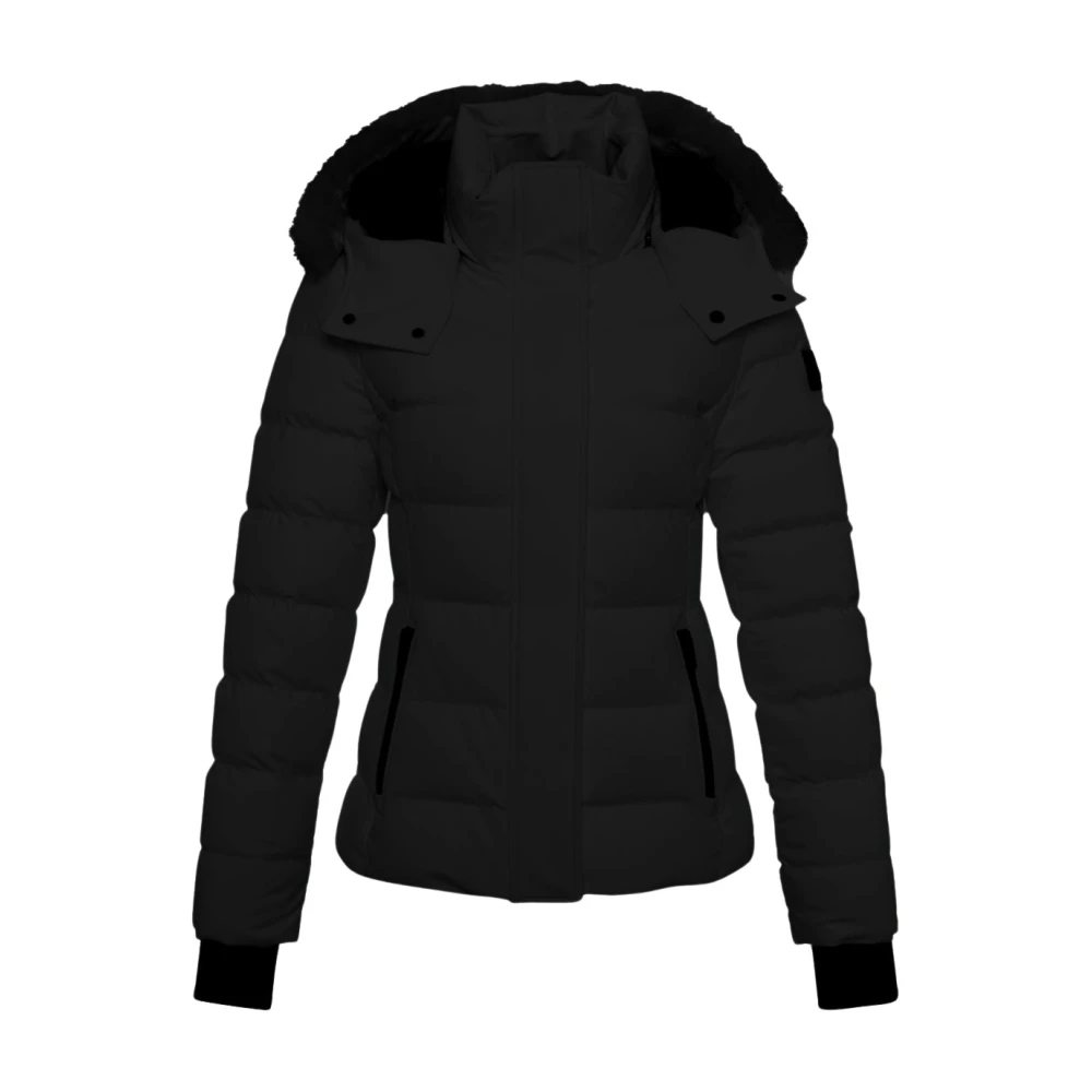 Moose Knuckles Shearling Svart Jacka Black, Dam