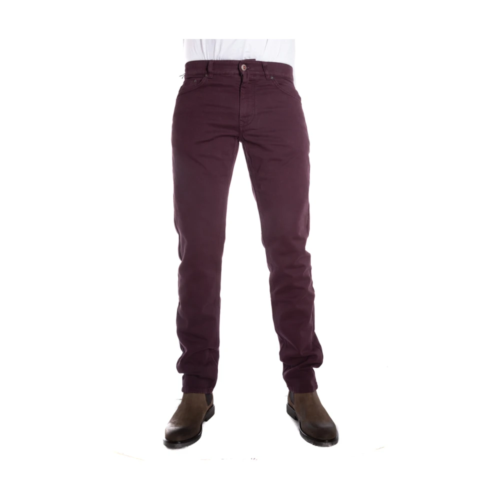 Harmont & Blaine Slim-Fit Sickle Pocket Broek Brown Heren
