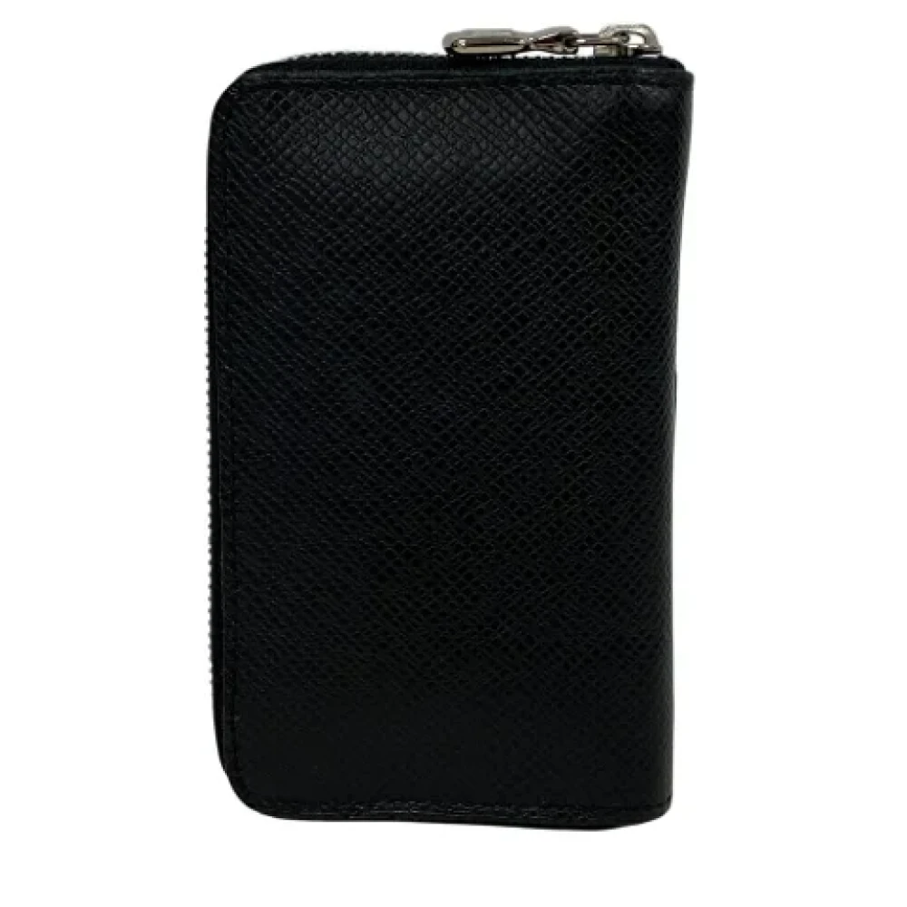 Louis Vuitton Vintage Pre-owned Leather wallets Black Heren