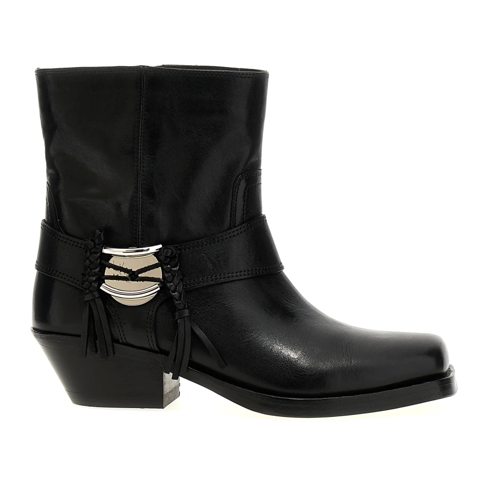 Isabel Marant Women's Black Akson Gaucho Ankle Boots