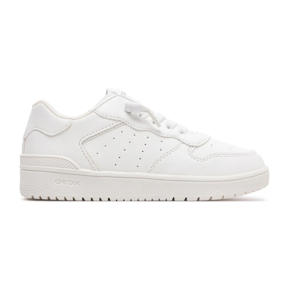 Geox Girls White Washiba Trainers - Kids Sneakers - 33 Eu - Kids