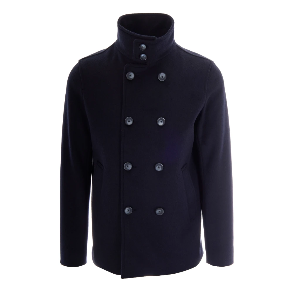 Herno Abrigos Cruzados Coats Hombre Azul 2XL