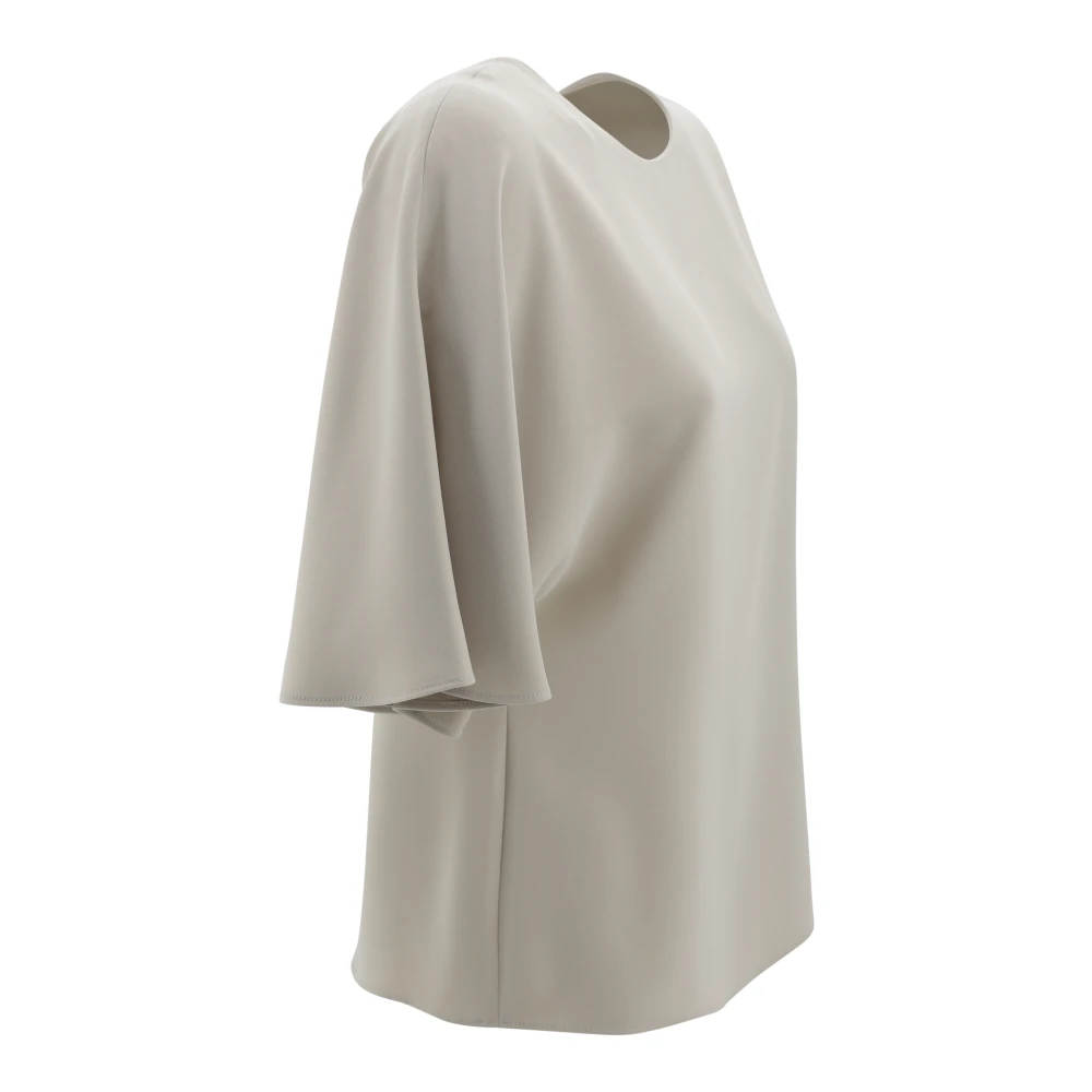 P.a.r.o.s.h. Asymmetrische Hem Panty T-Shirt Beige Dames