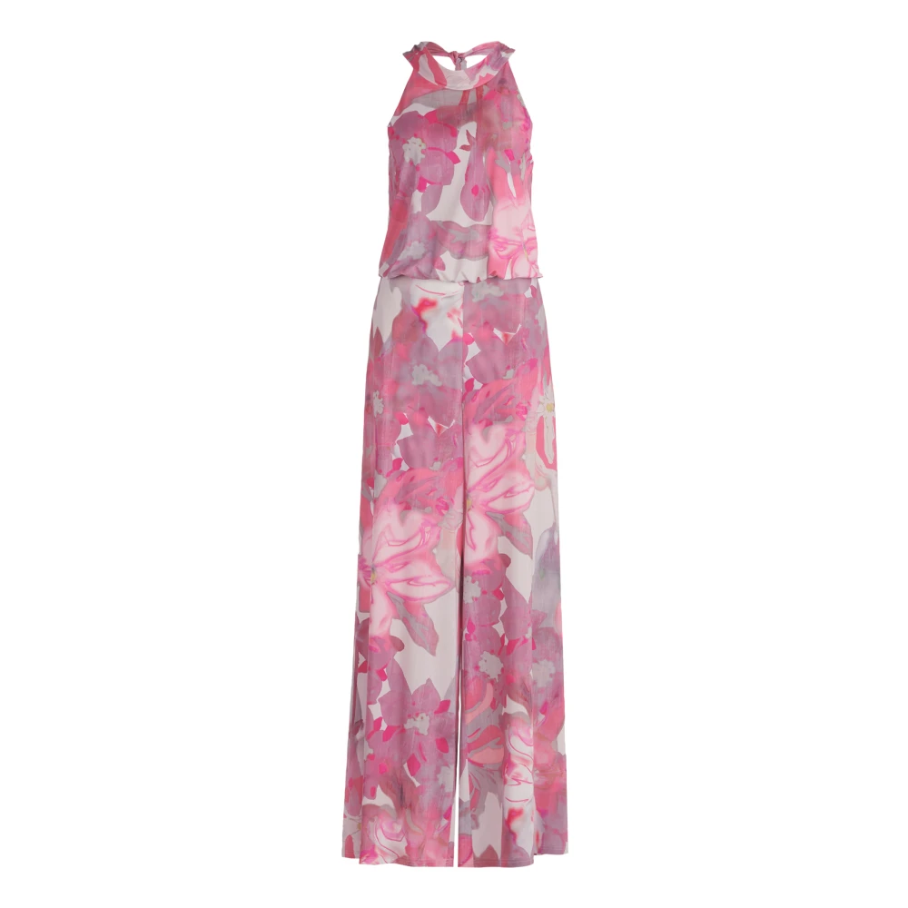 Vera Mont Bloemen jumpsuit met zakken Multicolor Dames