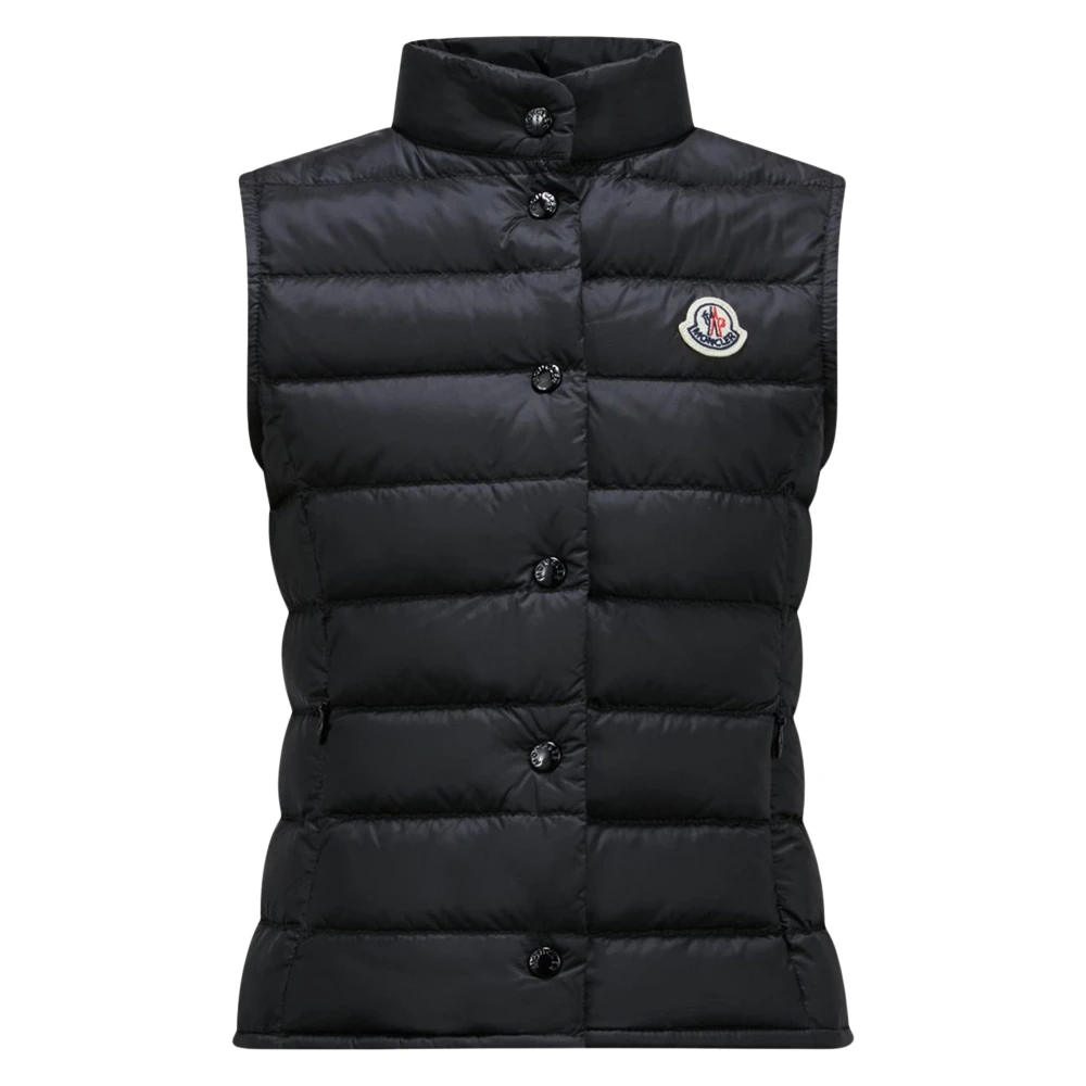 Moncler Girls Black Waistcoats, 8 Y, Liane Gilet