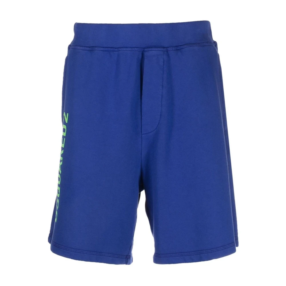 Dsquared2 Men's Blue Casual Cotton Shorts - Casual Shorts - 2XL - Shorts