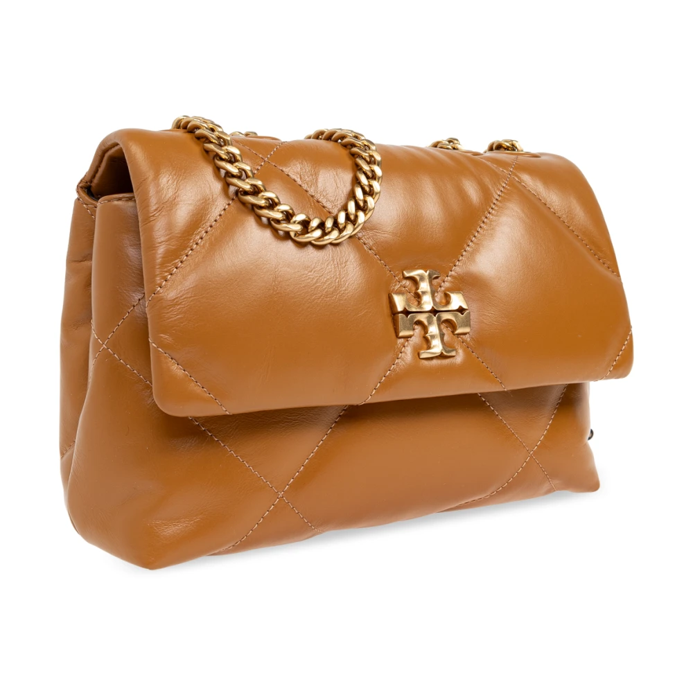 TORY BURCH Kira Diamond Kleine Schoudertas Brown Dames