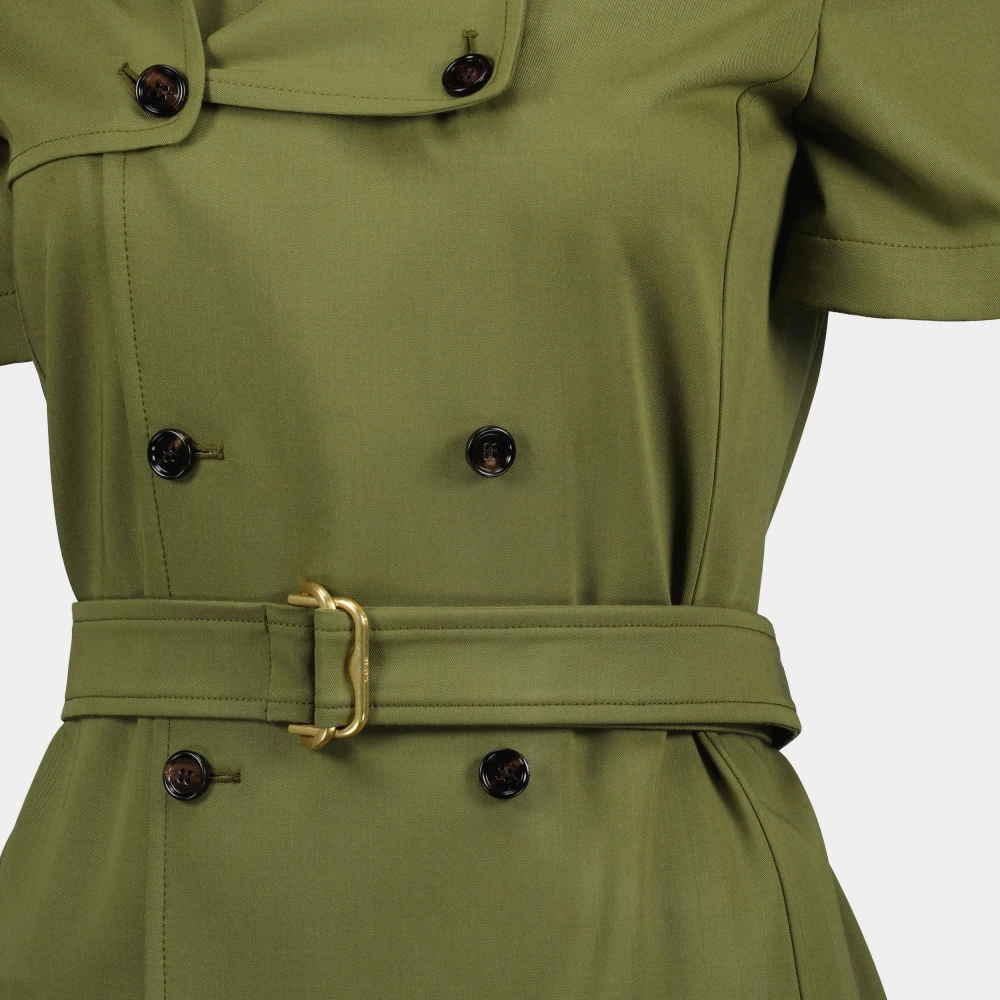 Burberry Groene trench jurk Lente-Zomer 2025 collectie Green Dames