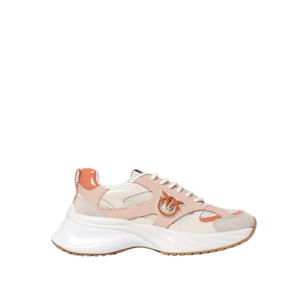 Pinko Women's Multicolor Sneakers, 3 Uk, Love Bird Trainers Chunky Sole