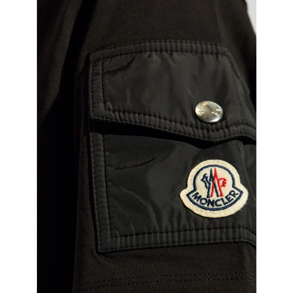 Moncler SS T-shirt in Trendy Stijl Black Heren