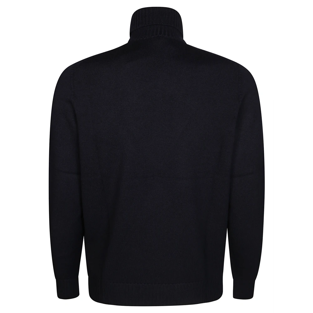Drumohr Merino Coltrui Trui Blue Heren
