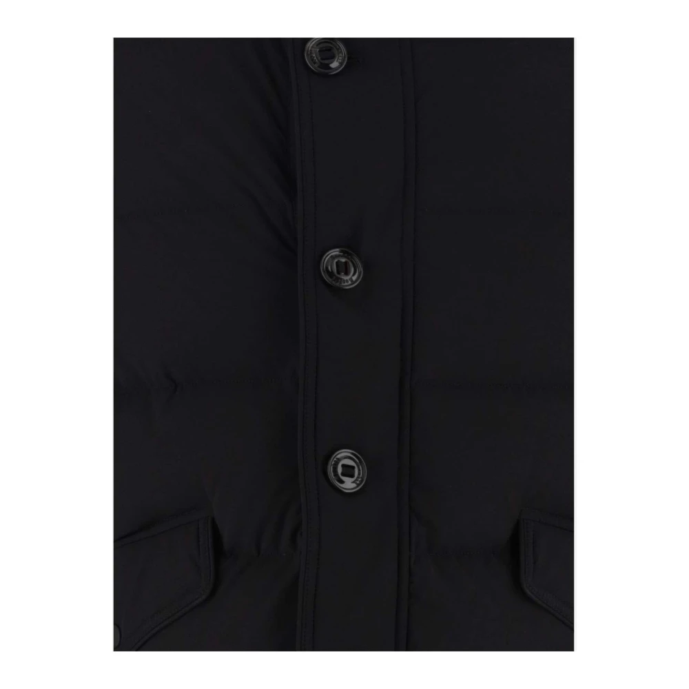 Moorer Zwarte Winterjassen Black Heren
