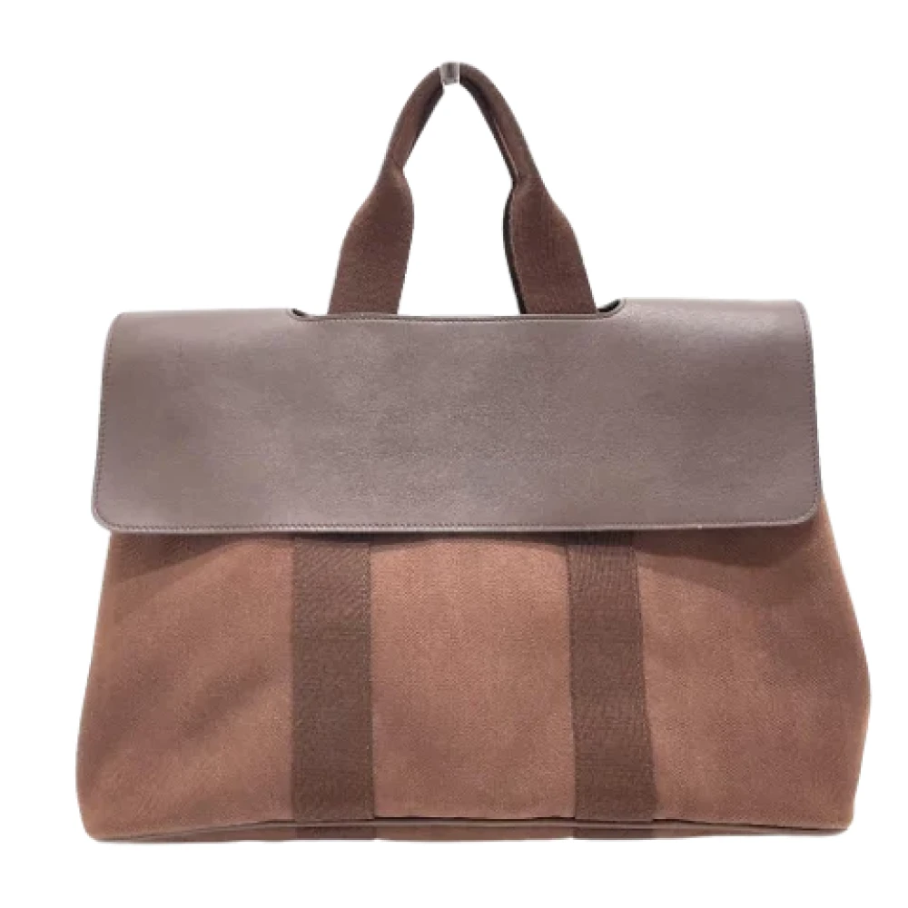 Hermès Vintage Pre-owned Leather handbags Brown Dames