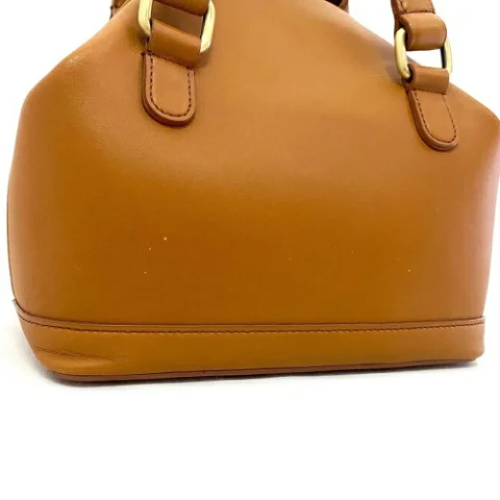 Burberry Vintage Pre-owned Leather shoulder-bags Brown Dames
