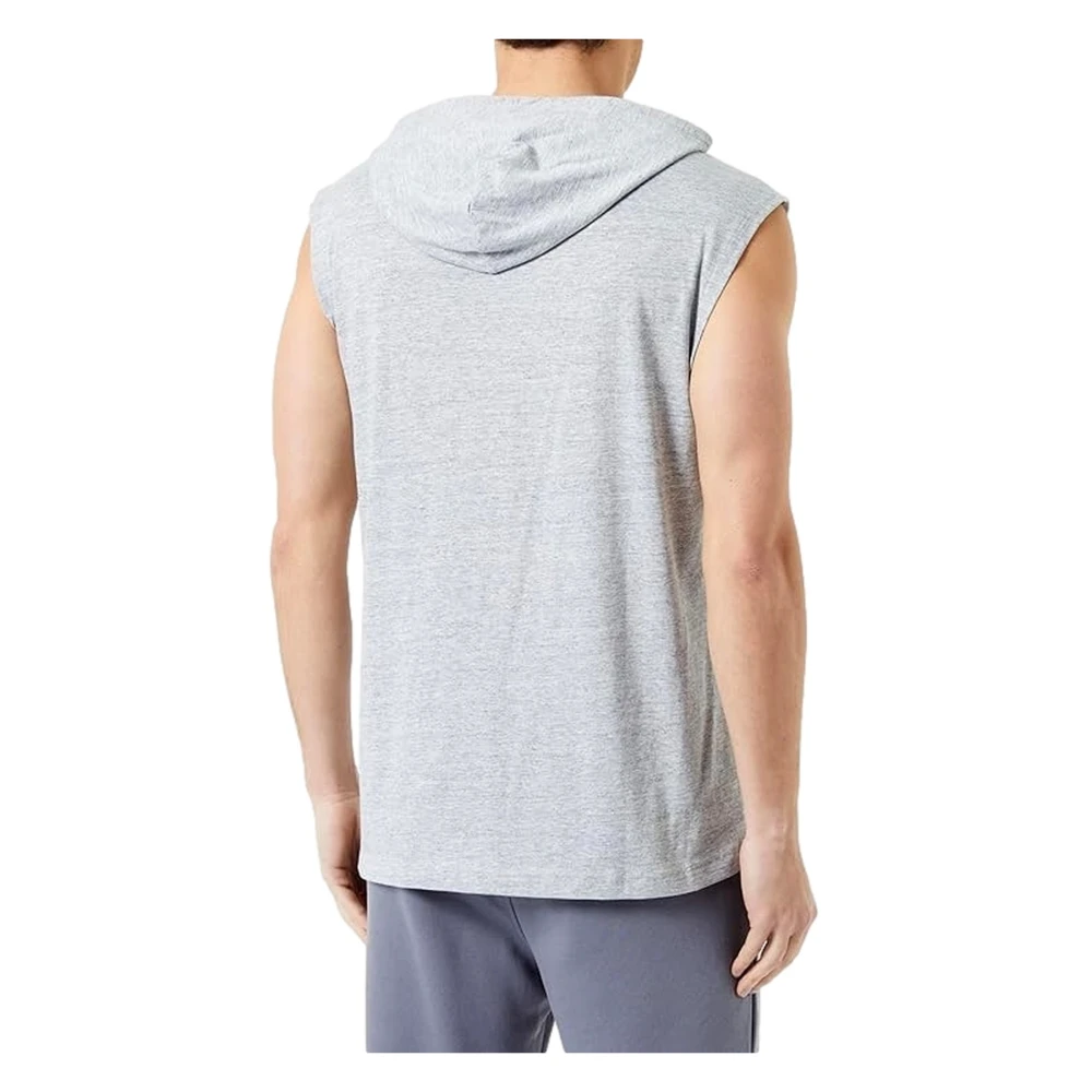 Champion Legacy Logo Hooded Vest Gray Heren