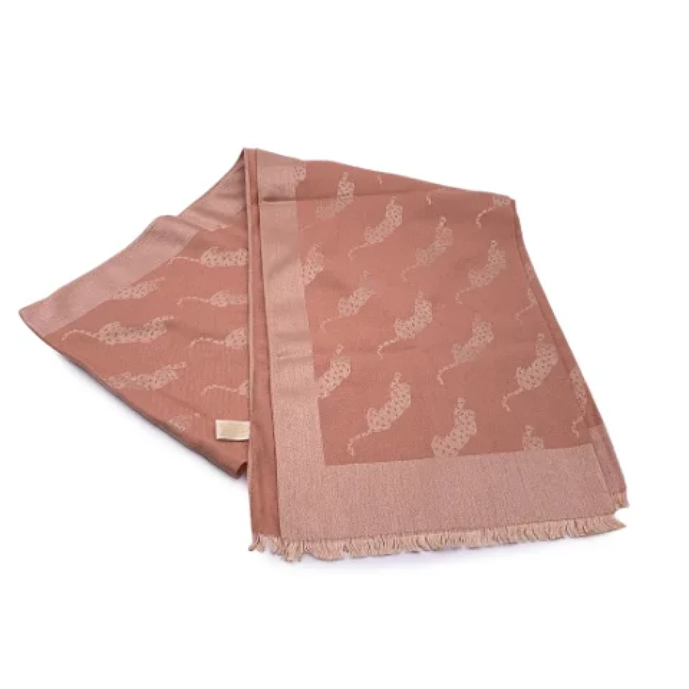 Cartier Vintage Pre-owned Cashmere scarves Pink Dames
