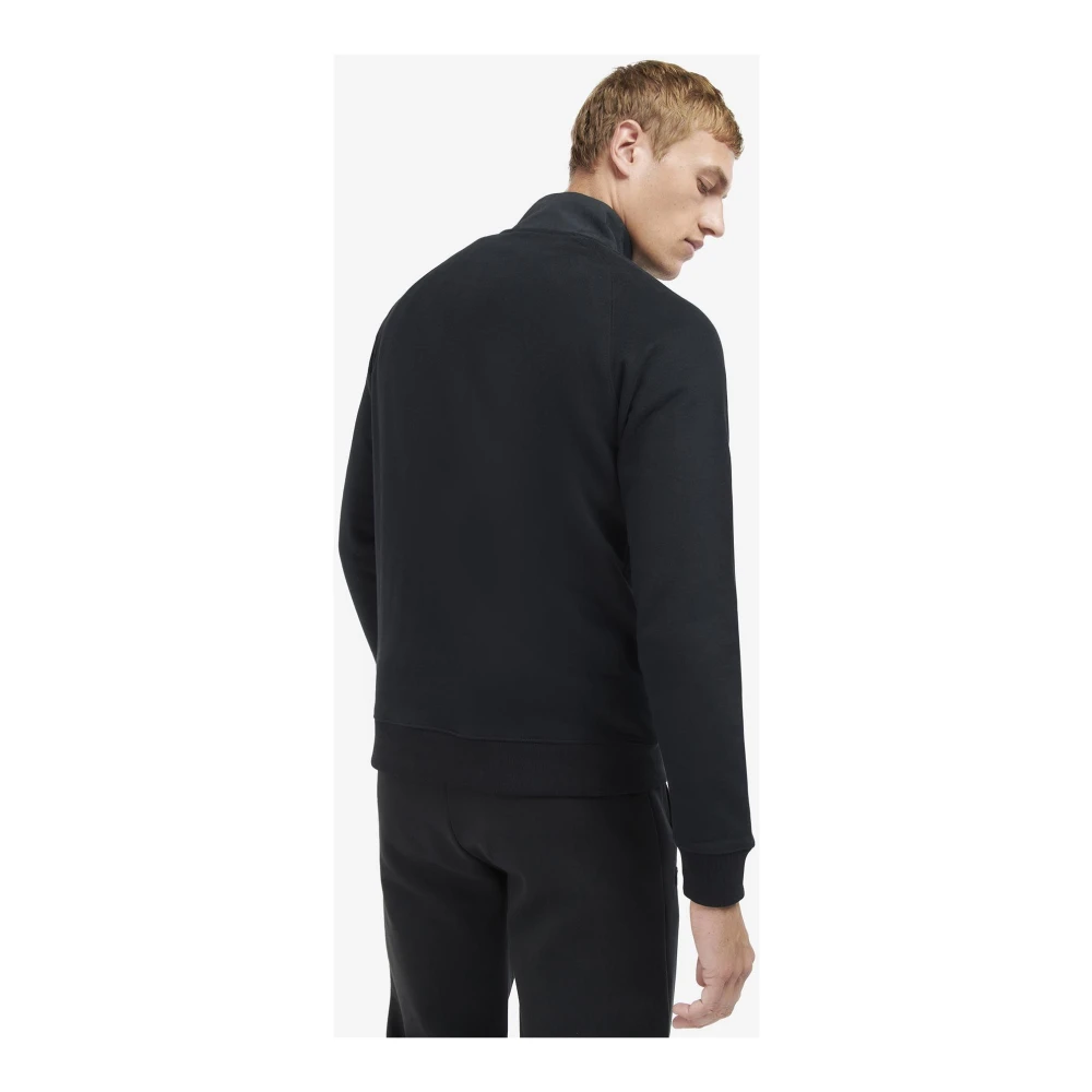 Barbour Klassieke Zwarte Dual Sweatshirt Stijlvol Casual Black Heren