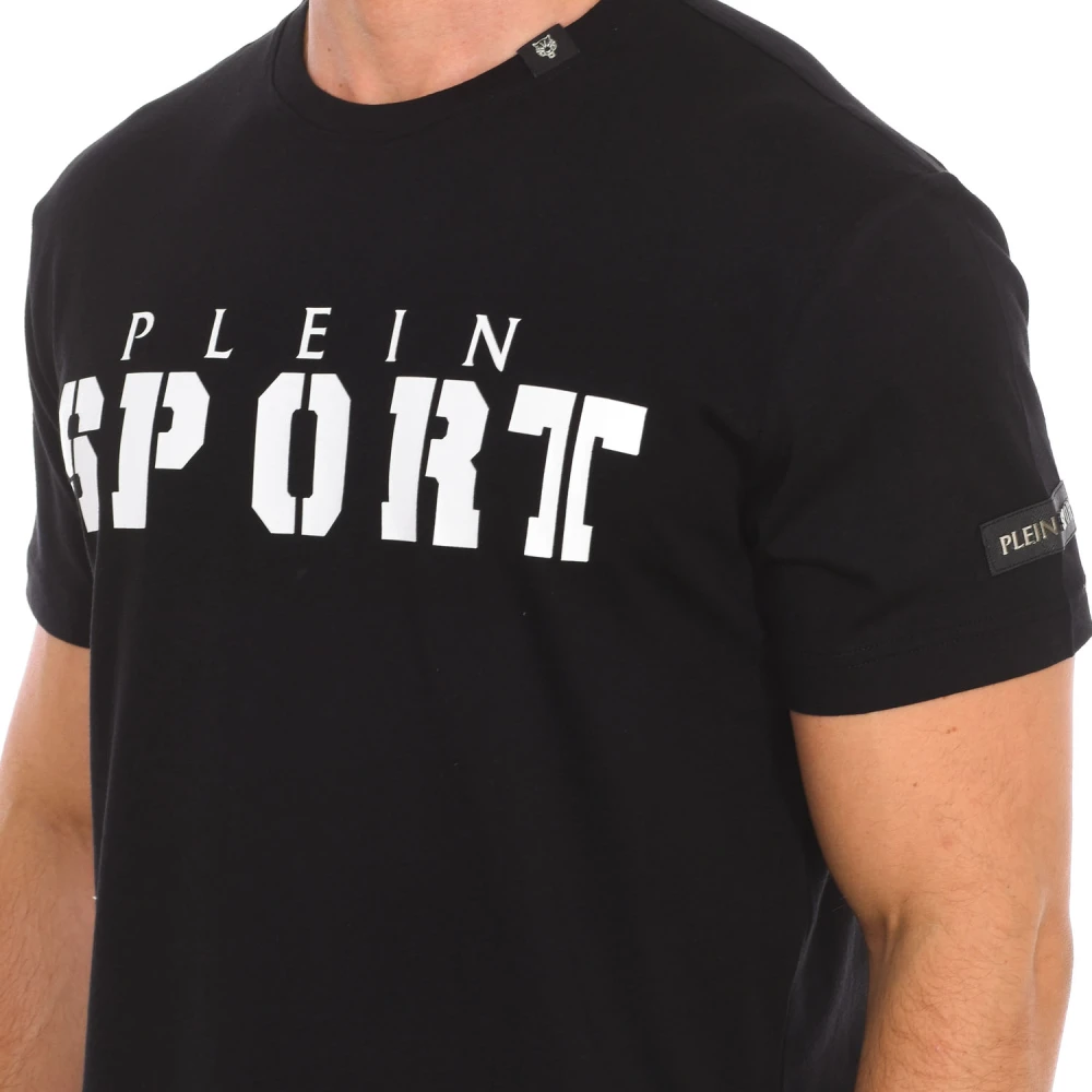 Plein Sport T-shirt met korte mouwen en Claw Print Black Heren