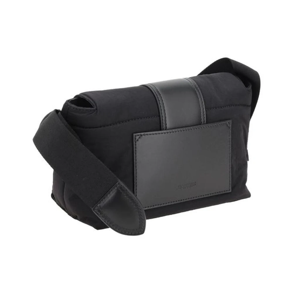 Jacquemus Iconische Messenger Schoudertas met Monogram Black Heren