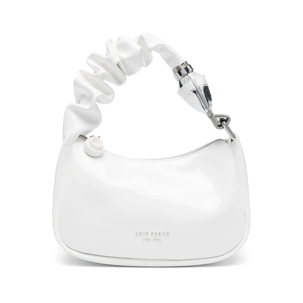 Kate Spade Witte Rits Top Handvat Tas White Dames