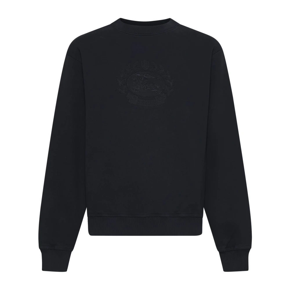 Burberry Zwarte Sweaters voor Mannen Black Heren