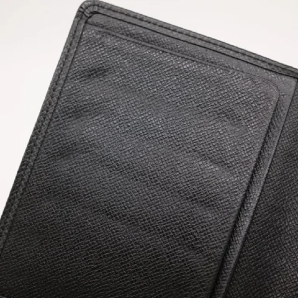 Louis Vuitton Vintage Pre-owned Leather wallets Black Heren