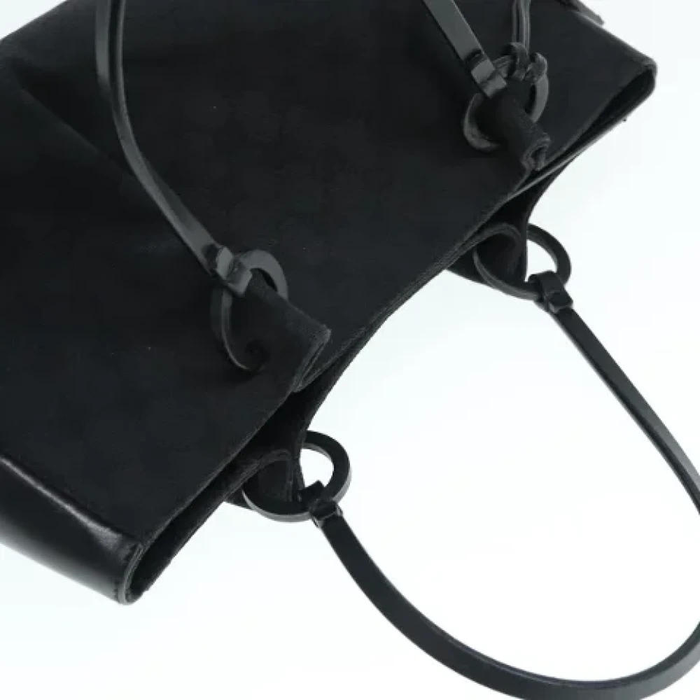 Gucci Vintage Pre-owned Canvas handbags Black Dames