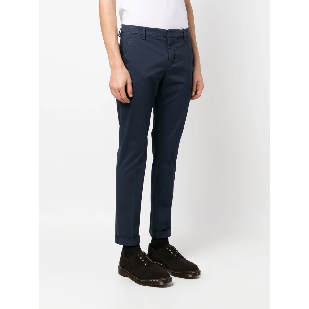 Dondup Blauwe Stijlvolle Broek Blue Heren