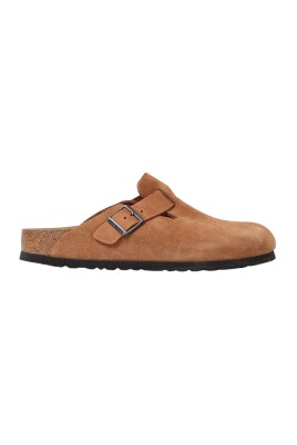 suede-clog-comfortable-buckle-sandals