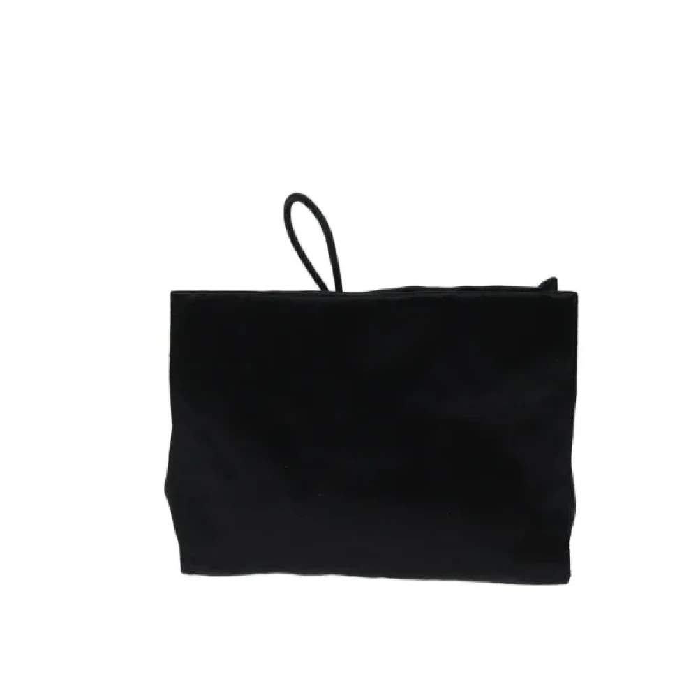 Prada Vintage Pre-owned Satin prada-bags Black Dames