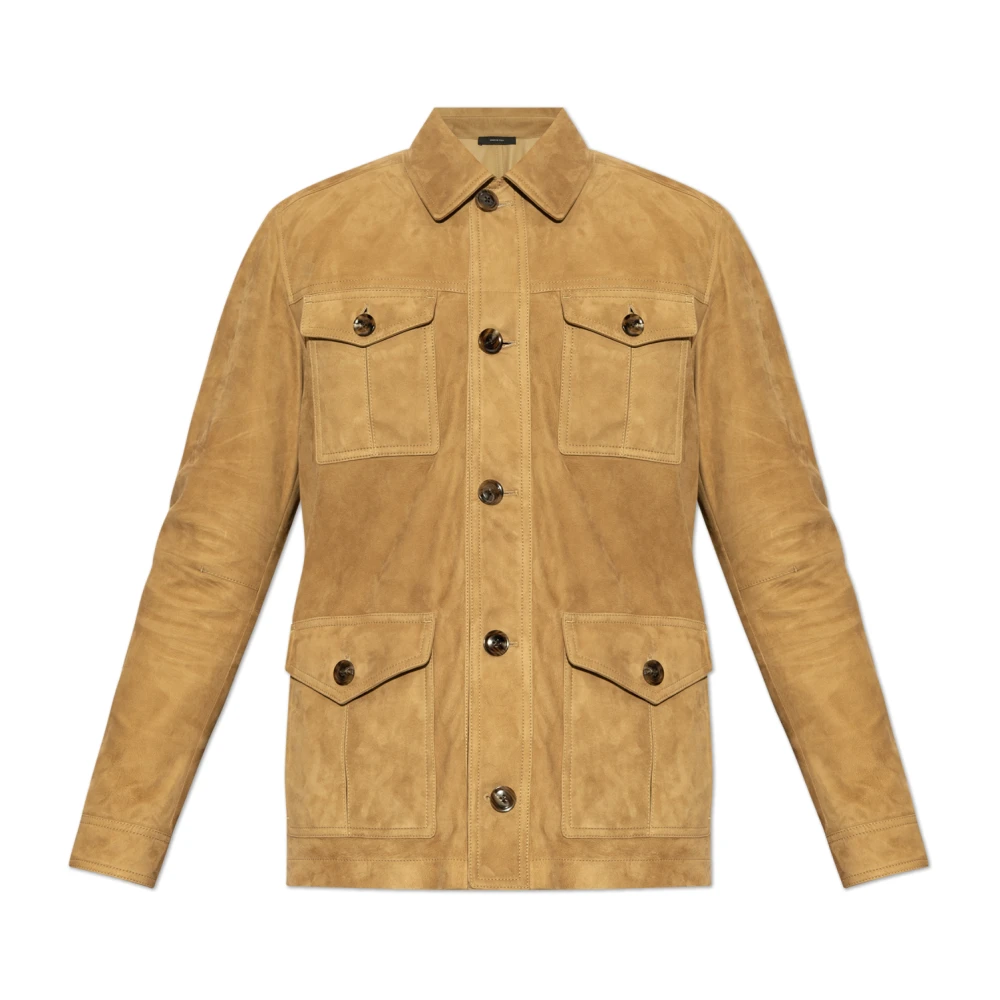 Jackets > Leather Jackets - - Tom Ford - Modalova