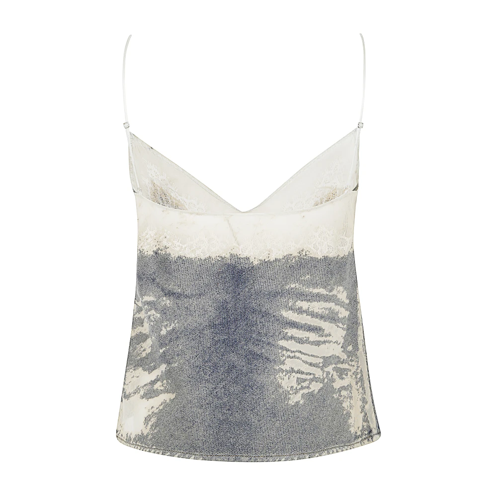Diesel Vintage Denim Top Blue Dames