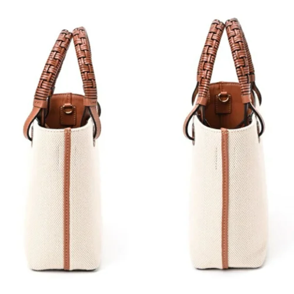 Loewe Pre-owned Canvas handbags Beige Dames