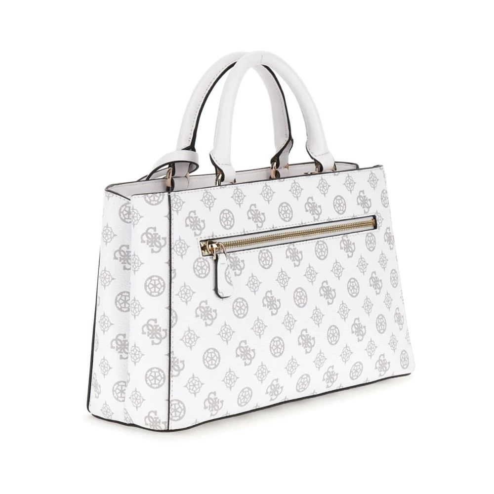 Guess Witte Nolana Schoudertas met Logo White Dames