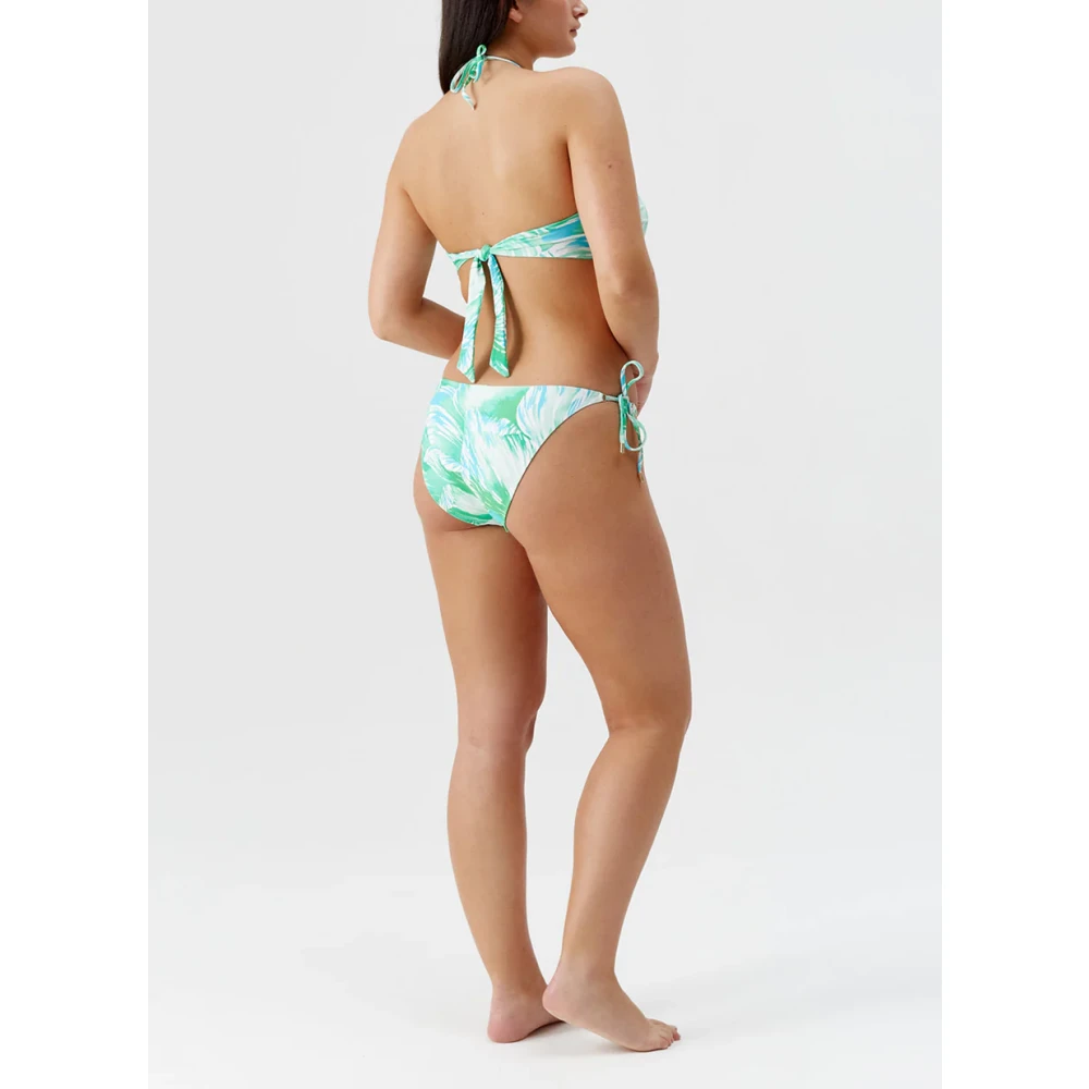 Melissa Odabash Regenwoud Bikini Top SPF 50 Bescherming Blue Dames