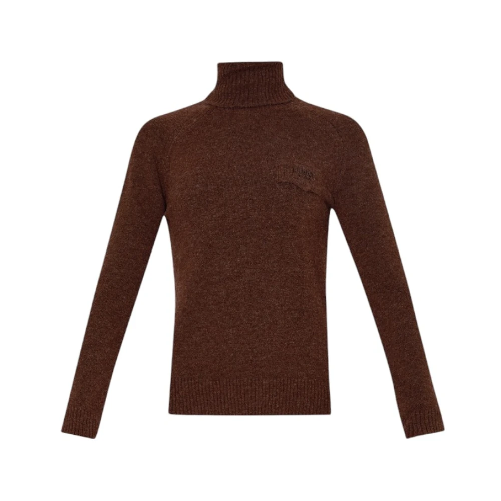 Liu Jo Stijlvolle Gebreide Top Brown Dames