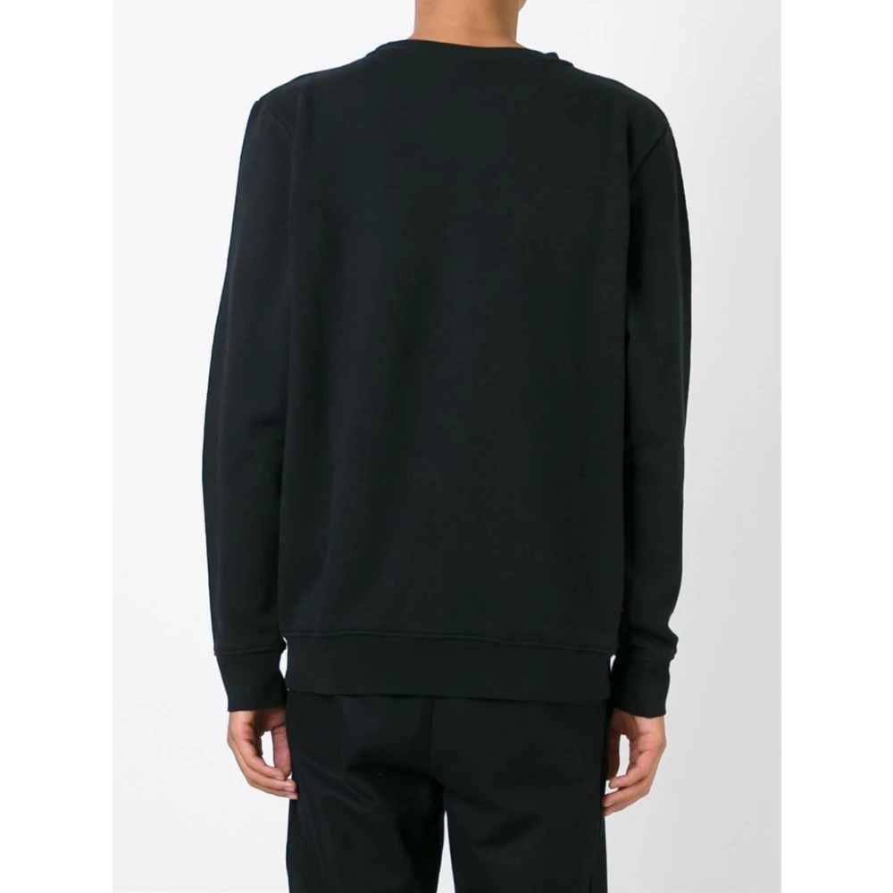 Marcelo Burlon Zwarte Losalcerescrew Stijlvolle Crewneck Sweater Black Heren