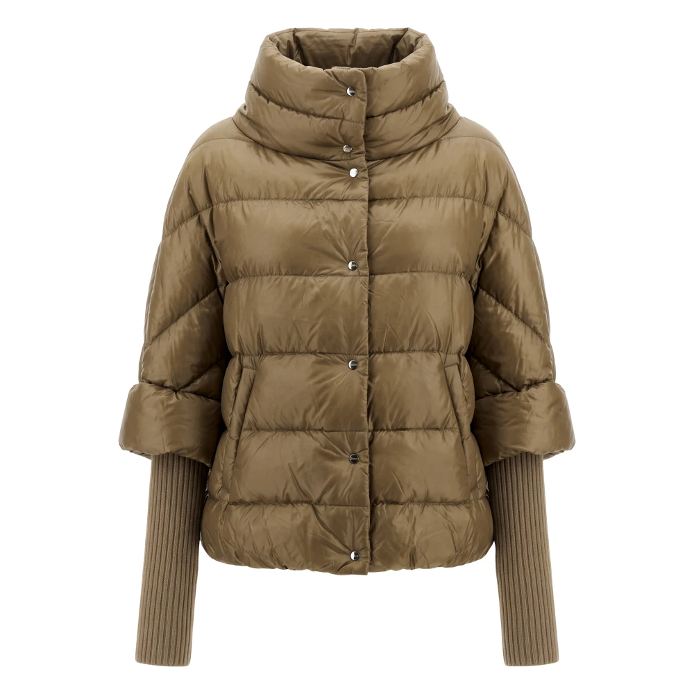HERNO | Piumino stile cappa in Nylon Ultralight cammello | | 44 - Immagine 4