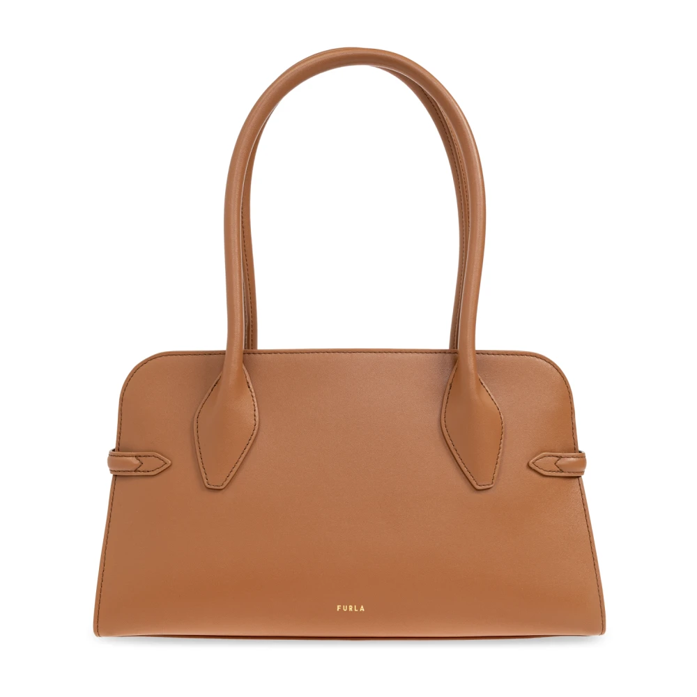Furla Schoudertas Goccia Medium Brown Dames