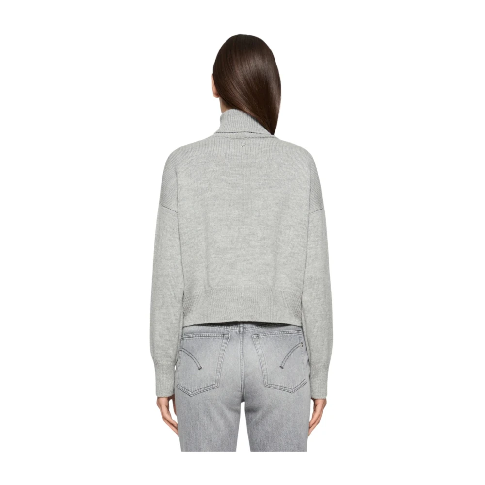 Dondup Stijlvolle Gebreide Trui Gray Dames