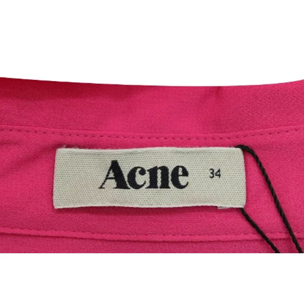 Acne Studios Pre-owned Polyester tops Pink Dames