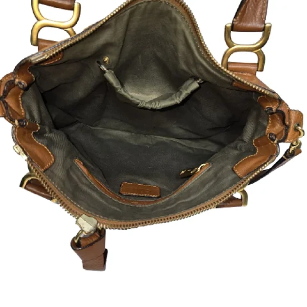 Chloé Pre-owned Leather handbags Brown Dames