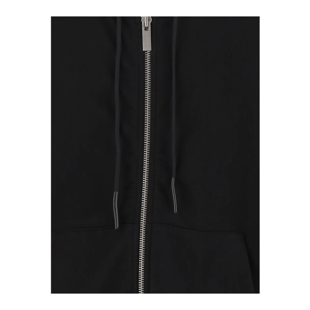 44 Label Group Katoenen Zip-through Hoodie met Logoprint Black Heren